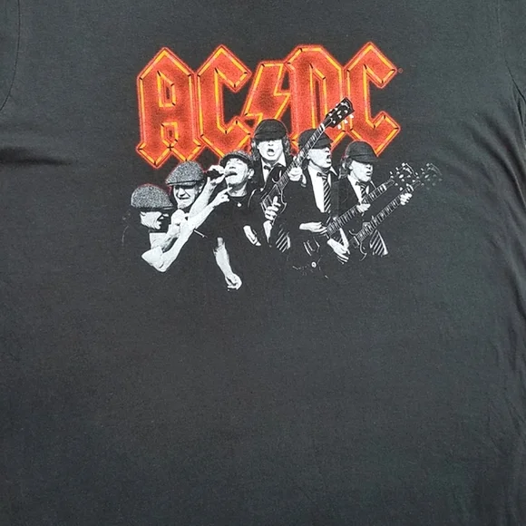 ACDC Official Merchandise Men's T-shirt  Photo by Jim Perry - Picture 3 of 5